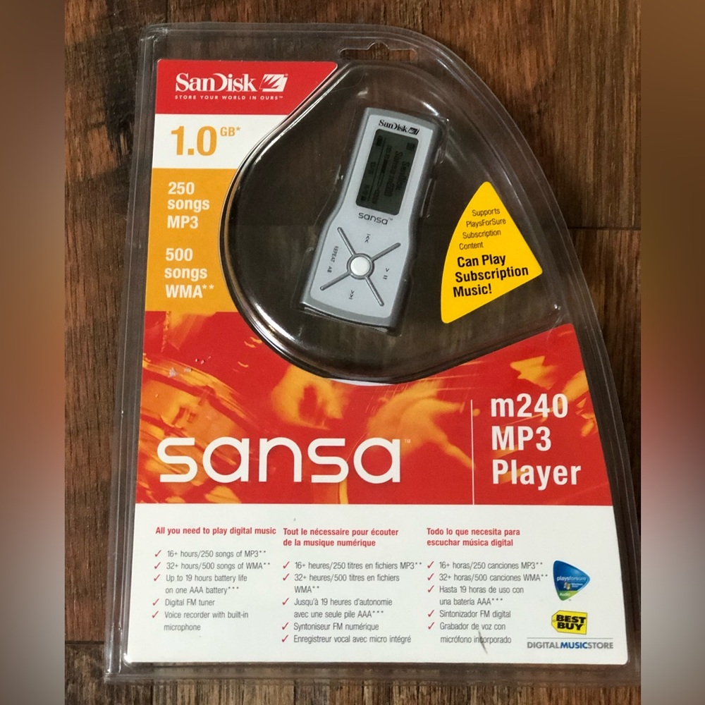 SanDisk sansa m240 MPS player 1.0GB *NEW*